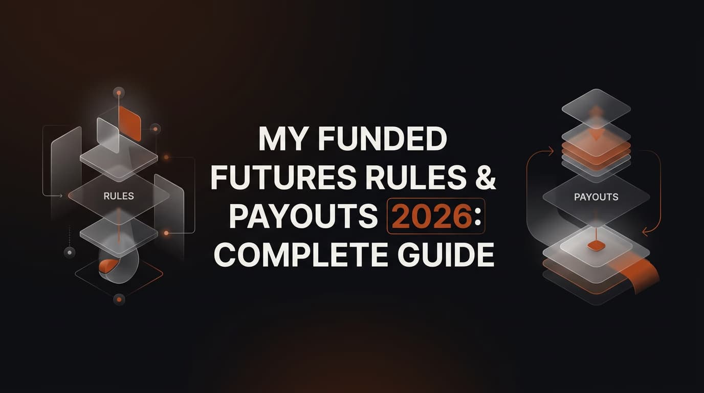 My Funded Futures Rules and Payouts 2026: Complete Guide — My Funded Futures rules — futures trading platform context, abstract editorial illustration