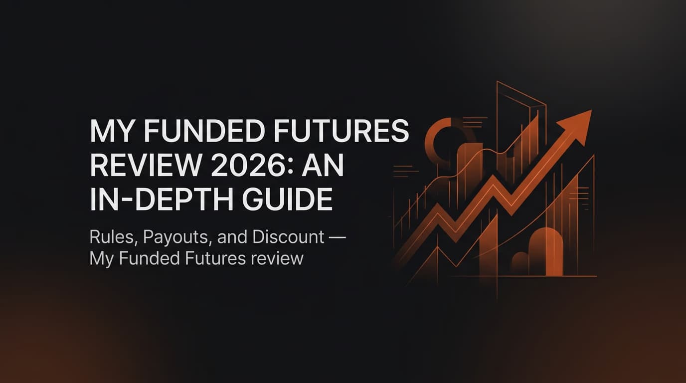 My Funded Futures Review 2026: An In-Depth Guide - Rules, Payouts, and Discount — My Funded Futures review — futures trading platform context, abstract editorial illustration