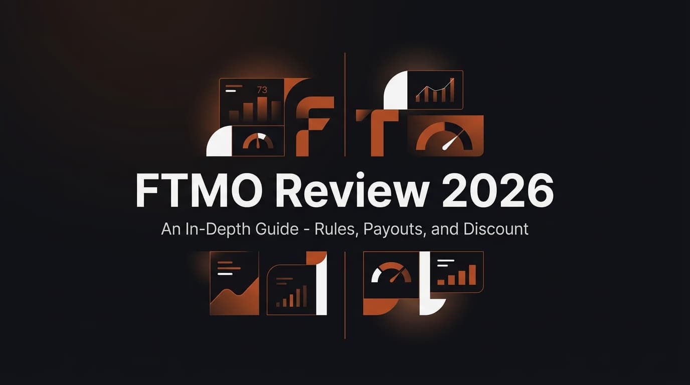 FTMO Review 2026: An In-Depth Guide - Rules, Payouts, and Discount — Ftmo review — futures trading platform context, abstract editorial illustration