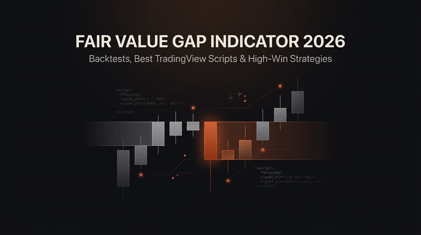Fair Value Gap Indicator 2026: Backtests, Best TradingView Scripts & High-Win Strategies — fair value gap indicator — futures trading platform context, abstract editorial illustration