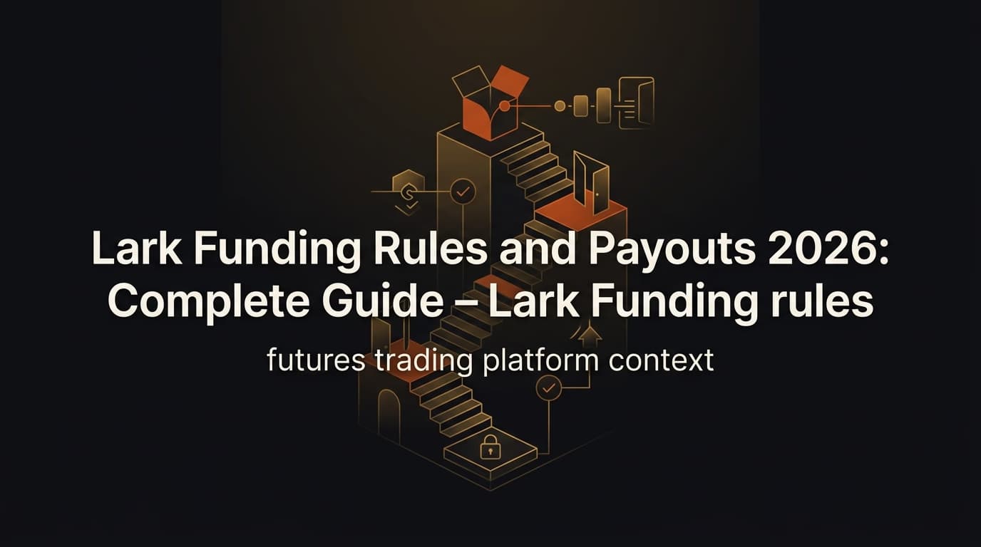 Lark Funding Rules and Payouts 2026: Complete Guide — Lark Funding rules — futures trading platform context, abstract editorial illustration
