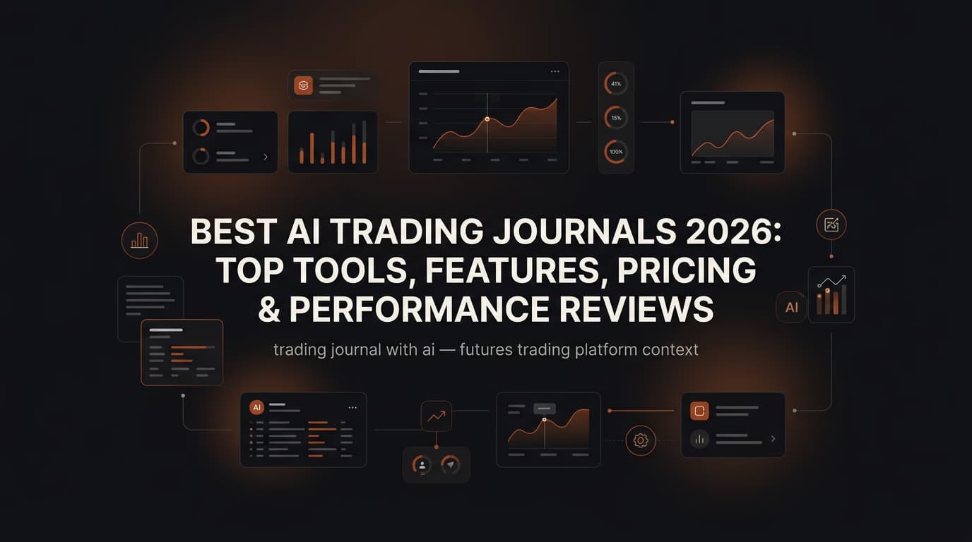 Best AI Trading Journals 2026: Top Tools, Features, Pricing & Performance Reviews — trading journal with ai — futures trading platform context, abstract editorial illustration