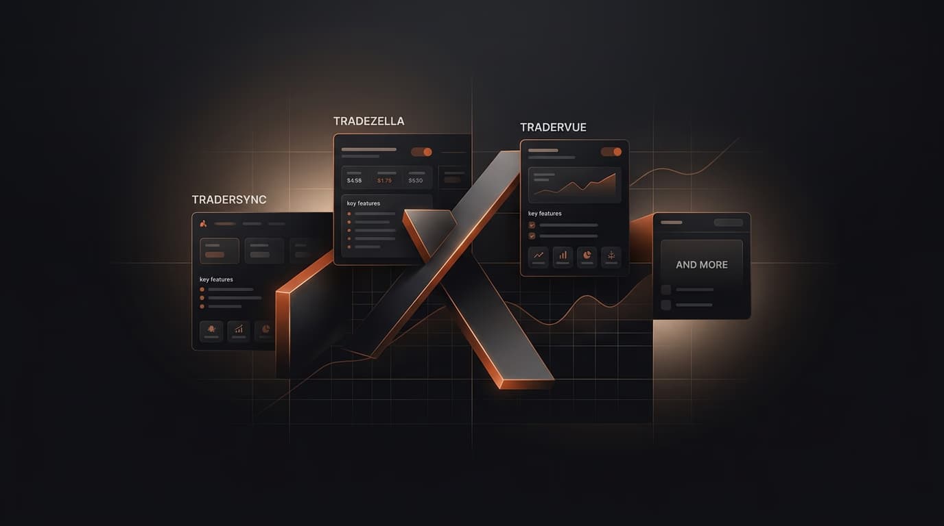 Best Edgewonk Alternatives 2026: TraderSync, TradeZella, Tradervue & More Compared — edgewonk alternative — futures trading platform context, abstract editorial illustration