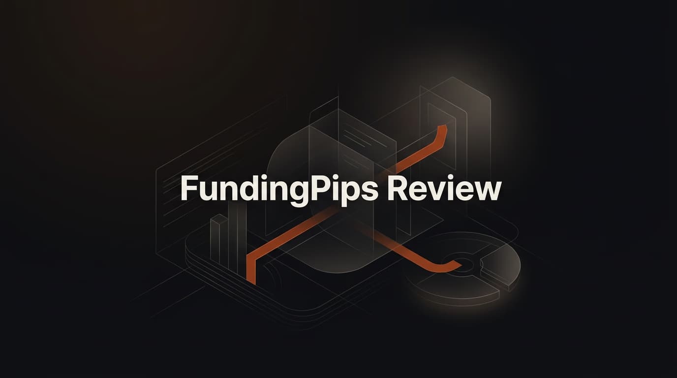 FundingPips Review 2026: An In-Depth Guide - Rules, Payouts, and Discount — Fundingpips review — futures trading platform context, abstract editorial illustration