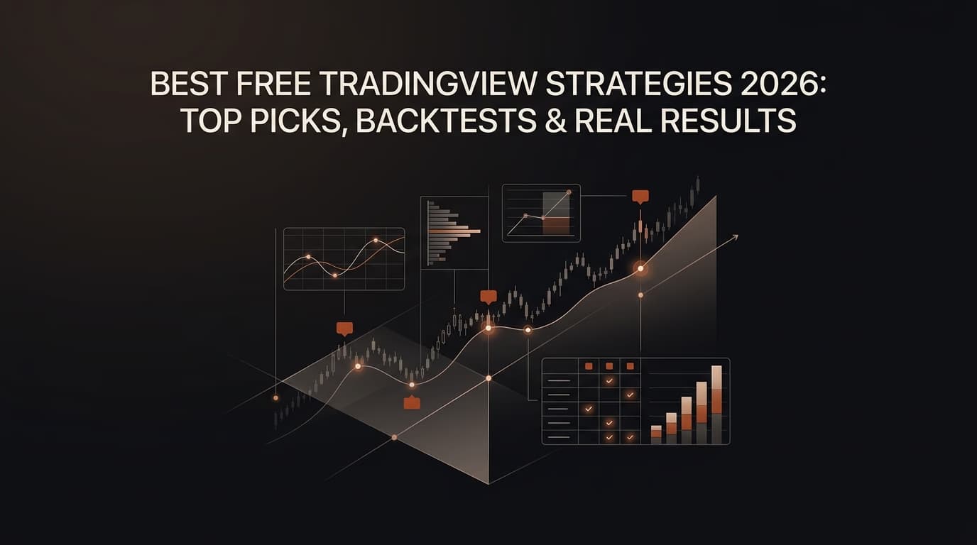 Best Free TradingView Strategies 2026: Top Picks, Backtests & Real Results — free tradingview strategies — futures trading platform context, abstract editorial illustration