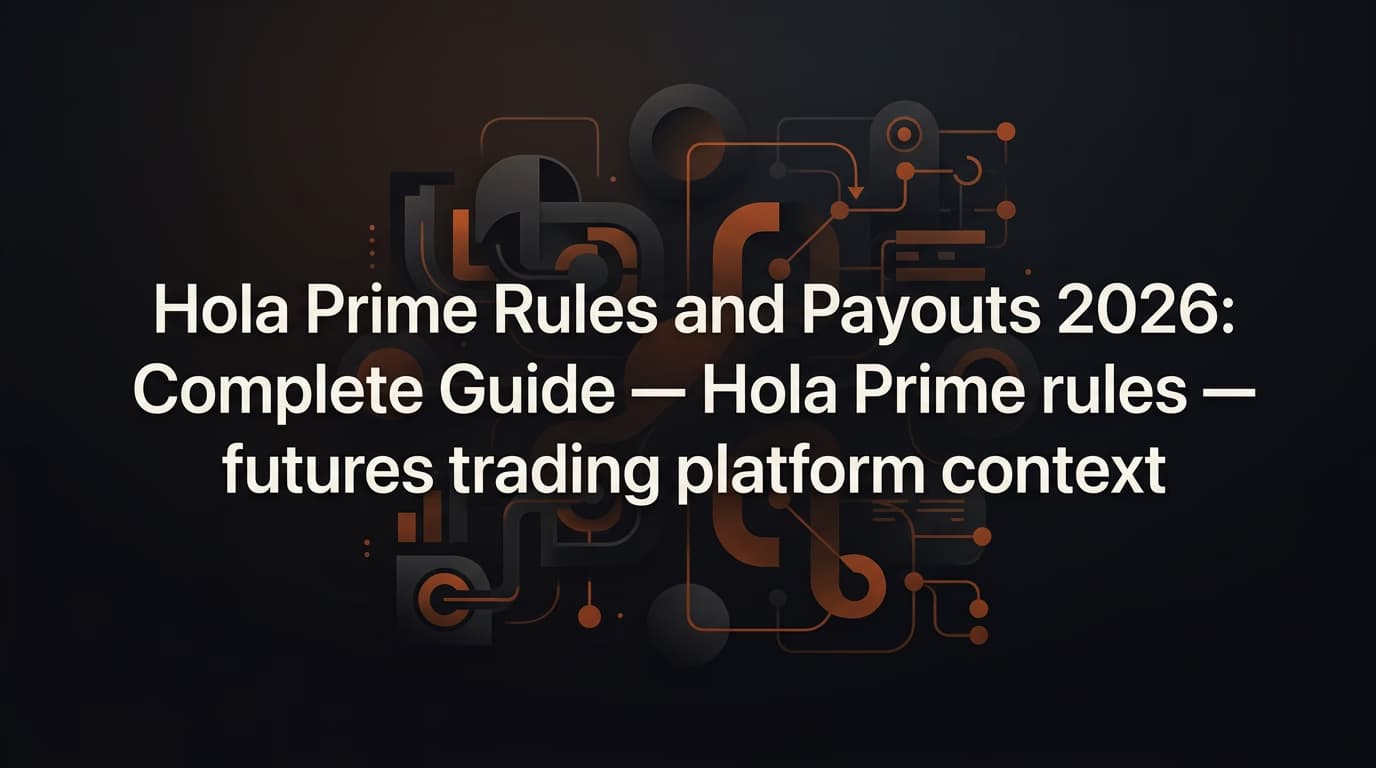 Hola Prime Rules and Payouts 2026: Complete Guide — Hola Prime rules — futures trading platform context, abstract editorial illustration