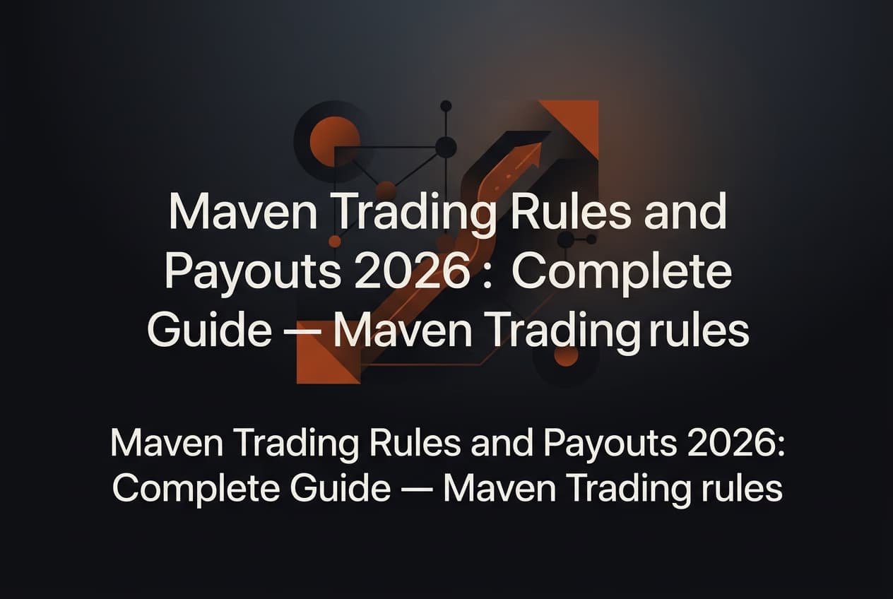 Maven Trading Rules and Payouts 2026: Complete Guide — Maven Trading rules — futures trading platform context, abstract editorial illustration
