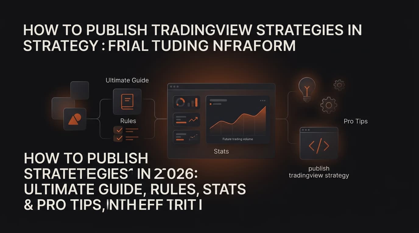 How to Publish TradingView Strategies in 2026: Ultimate Guide, Rules, Stats & Pro Tips — publish tradingview strategy — futures trading platform context, abstract editorial illustration