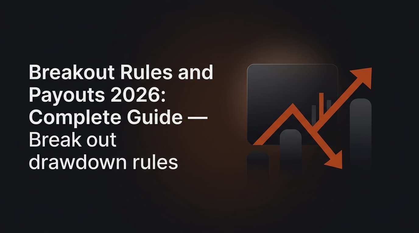 Breakout Rules and Payouts 2026: Complete Guide — Breakout drawdown rules — futures trading platform context, abstract editorial illustration