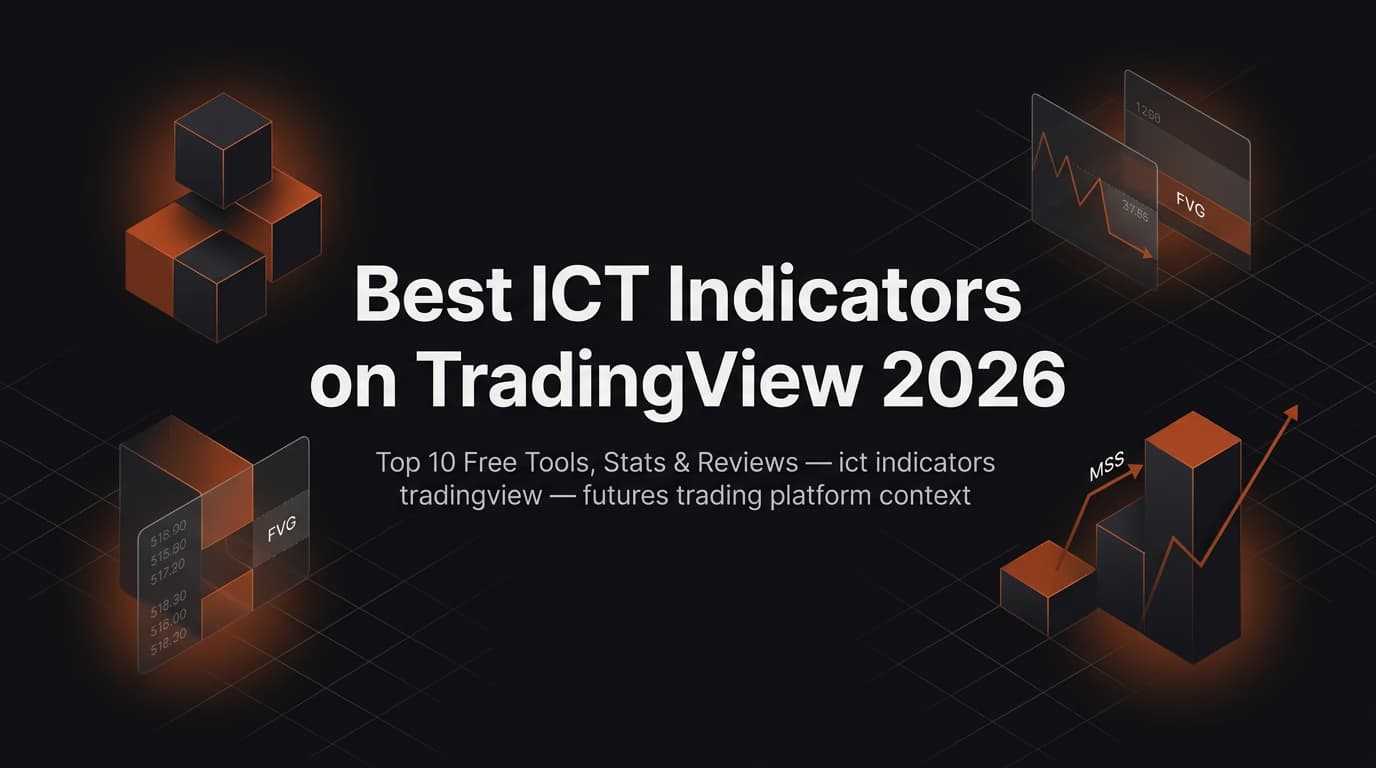 Best ICT Indicators on TradingView 2026: Top 10 Free Tools, Stats & Reviews — ict indicators tradingview — futures trading platform context, abstract editorial illustration