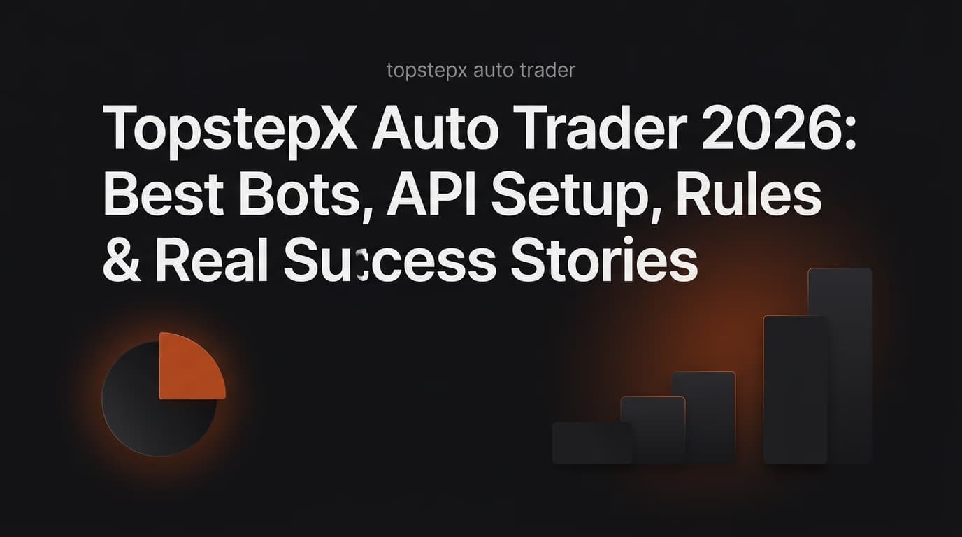 TopstepX Auto Trader 2026: Best Bots, API Setup, Rules & Real Success Stories — topstepx auto trader — futures trading platform context, abstract editorial illustration