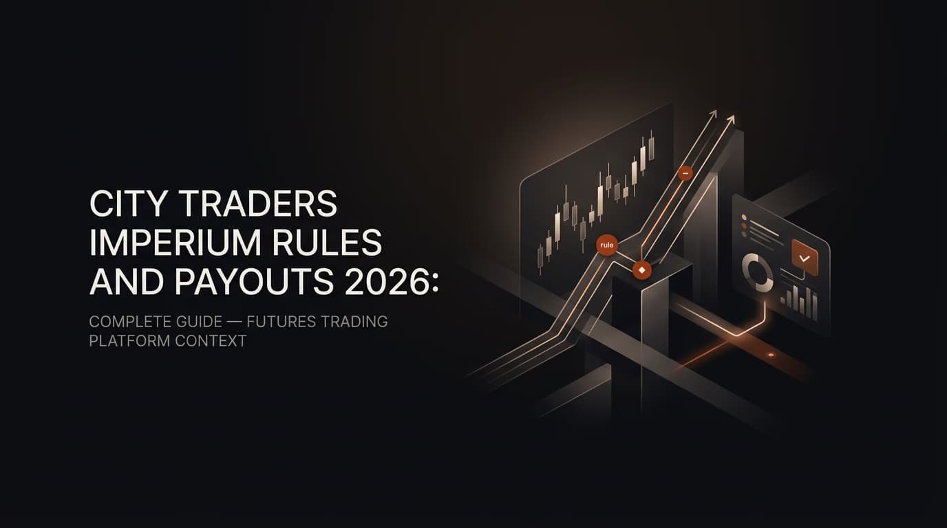 City Traders Imperium Rules and Payouts 2026: Complete Guide — City Traders Imperium rules — futures trading platform context, abstract editorial illustration