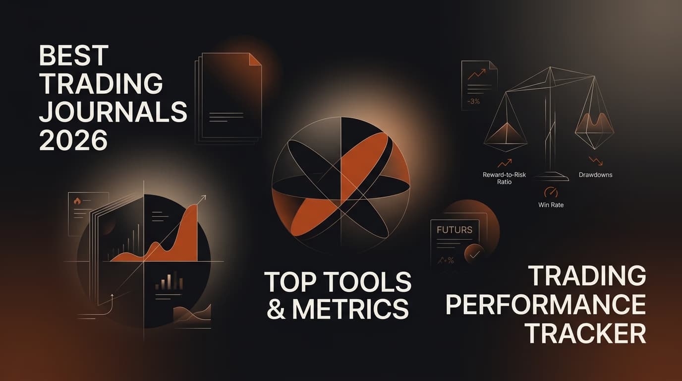 Best Trading Journals 2026: Top Tools and Metrics — trading performance tracker — futures trading platform context, abstract editorial illustration