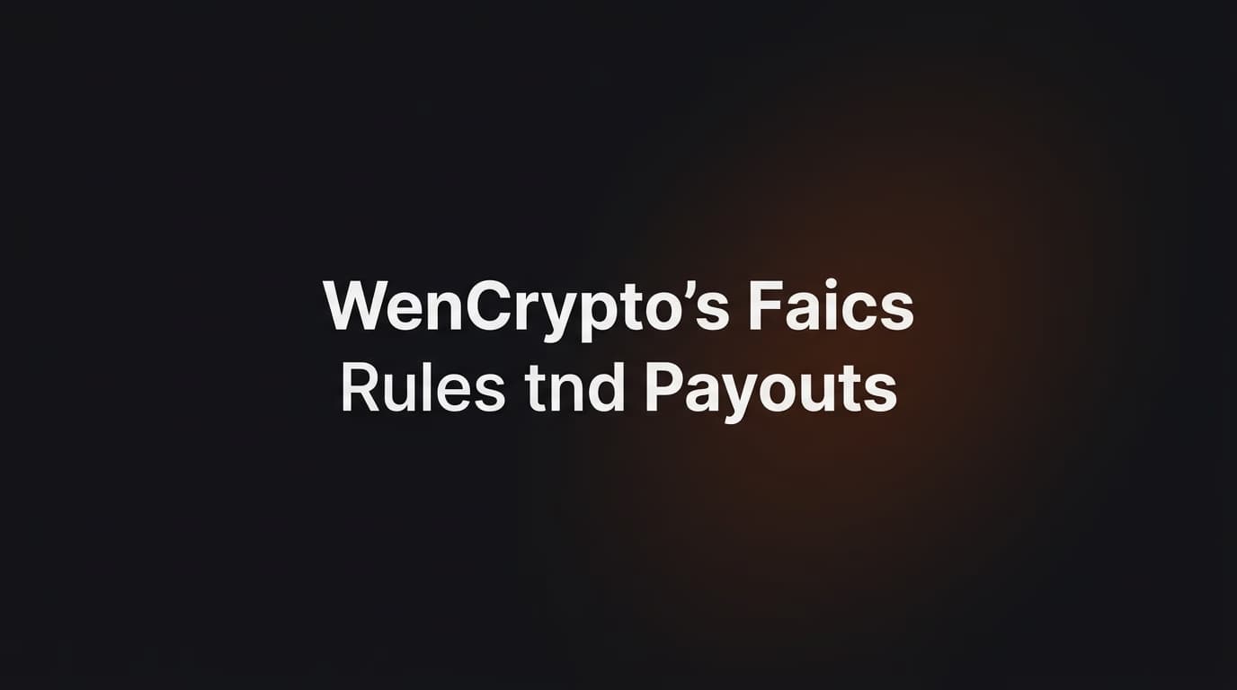 WenCrypto Rules and Payouts 2026: Complete Guide — Wencrypto rules — futures trading platform context, abstract editorial illustration
