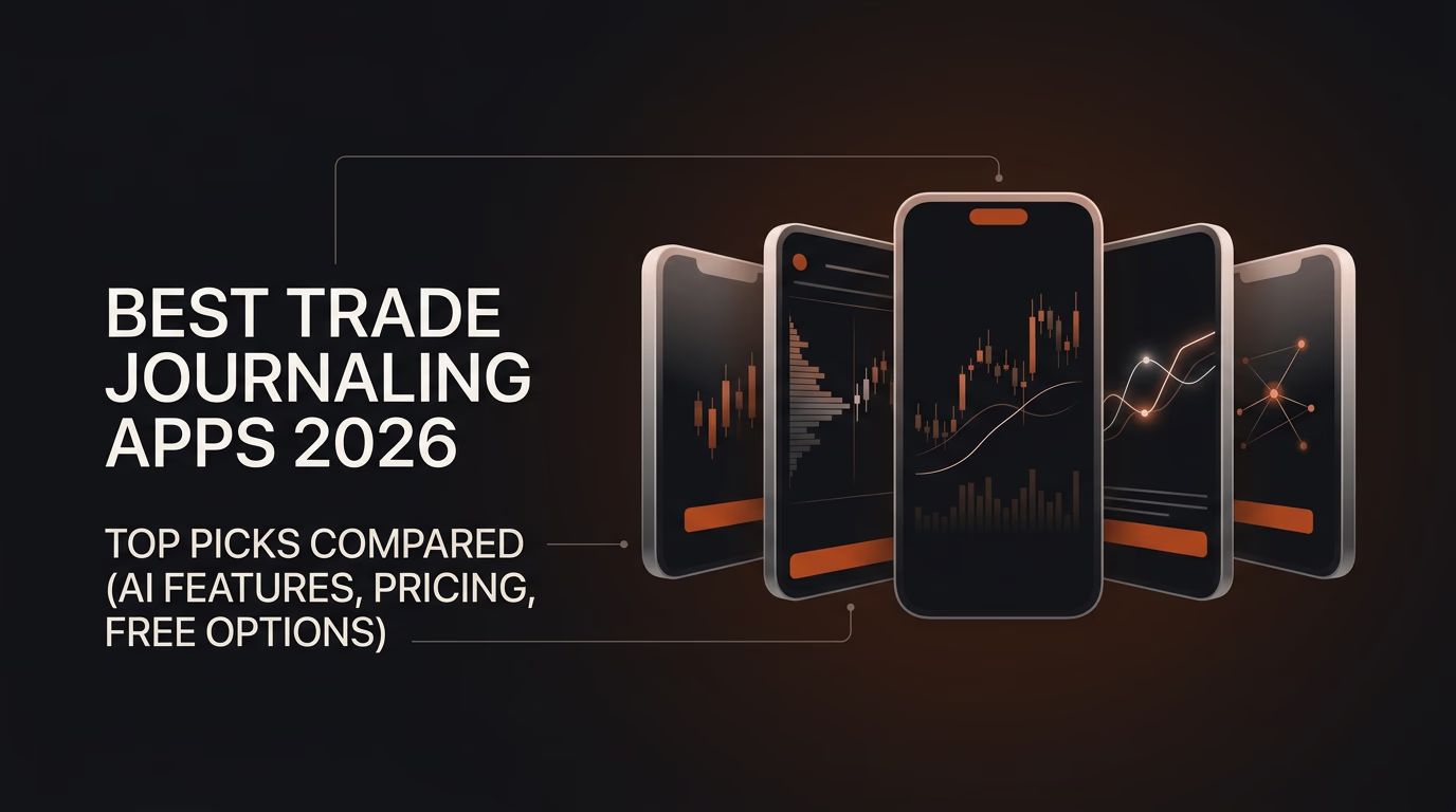 Best Trade Journaling Apps 2026: Top Picks Compared (AI Features, Pricing, Free Options) — trade journaling app — futures trading platform context, abstract editorial illustration