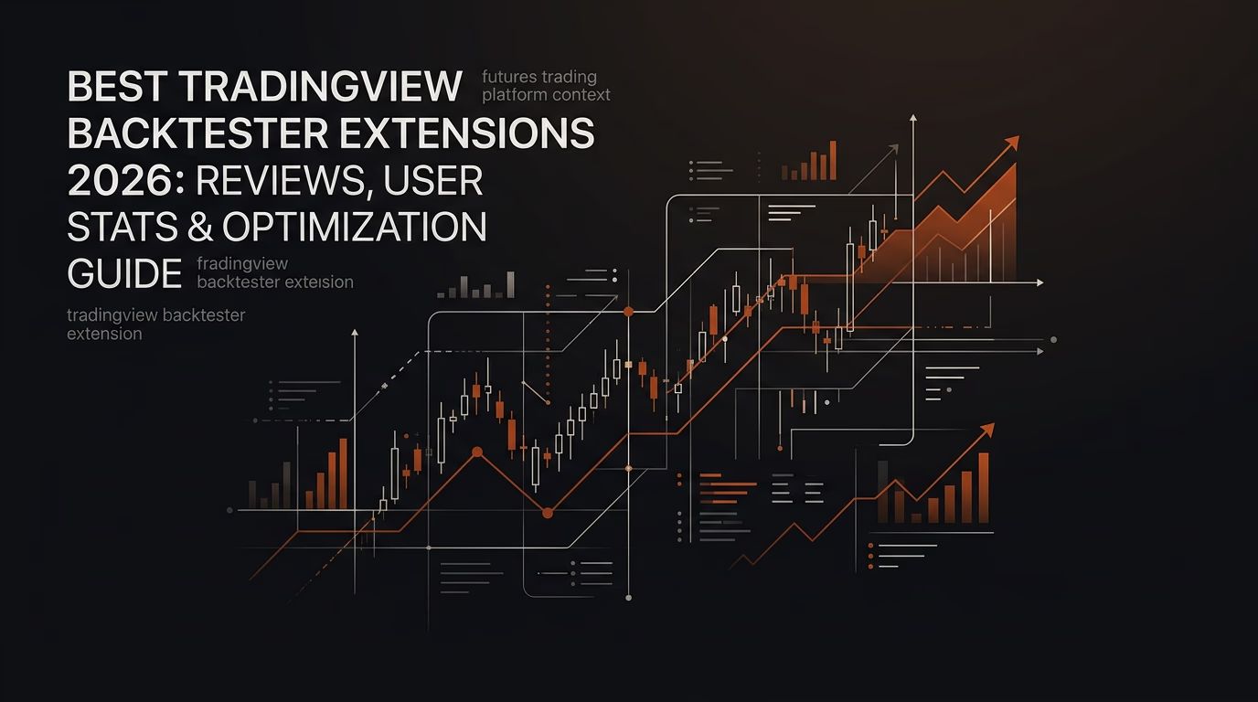 Best TradingView Backtester Extensions 2026: Reviews, User Stats & Optimization Guide — tradingview backtester extension — futures trading platform context, abstract editorial illustration