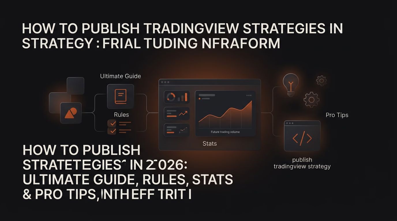 How to Publish TradingView Strategies in 2026: Ultimate Guide, Rules, Stats & Pro Tips — publish tradingview strategy — futures trading platform context, abstract editorial illustration