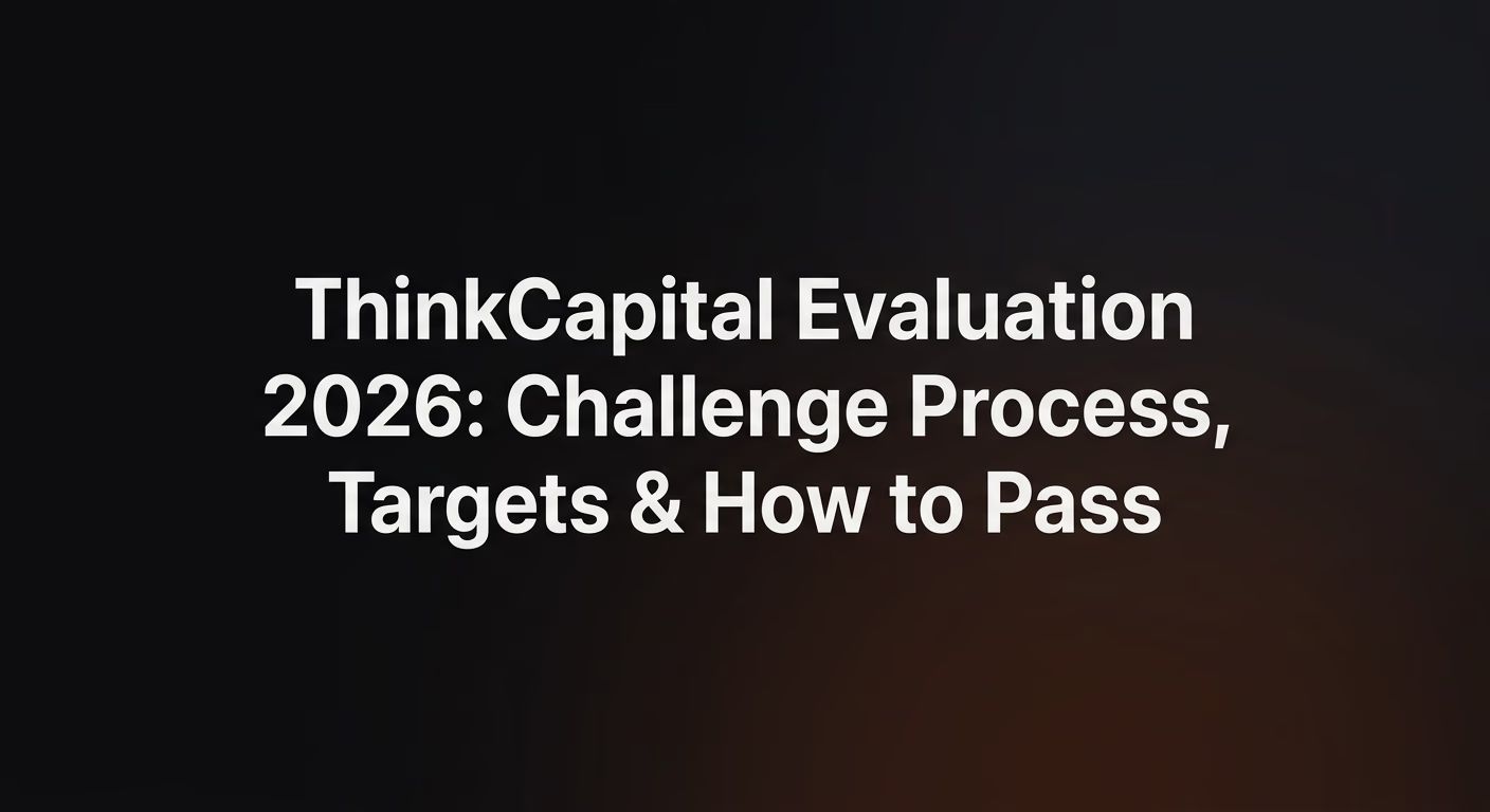 ThinkCapital Evaluation 2026: Challenge Process, Targets & How to Pass — Thinkcapital evaluation — futures trading platform context, abstract editorial illustration