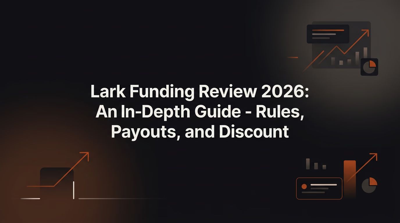 Lark Funding Review 2026: An In-Depth Guide - Rules, Payouts, and Discount — Lark Funding review — futures trading platform context, abstract editorial illustration