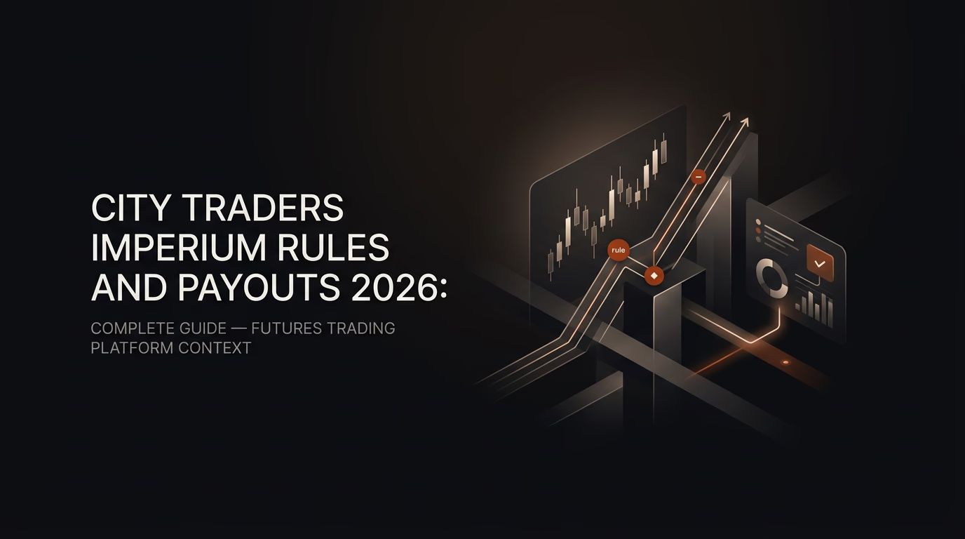 City Traders Imperium Rules and Payouts 2026: Complete Guide — City Traders Imperium rules — futures trading platform context, abstract editorial illustration
