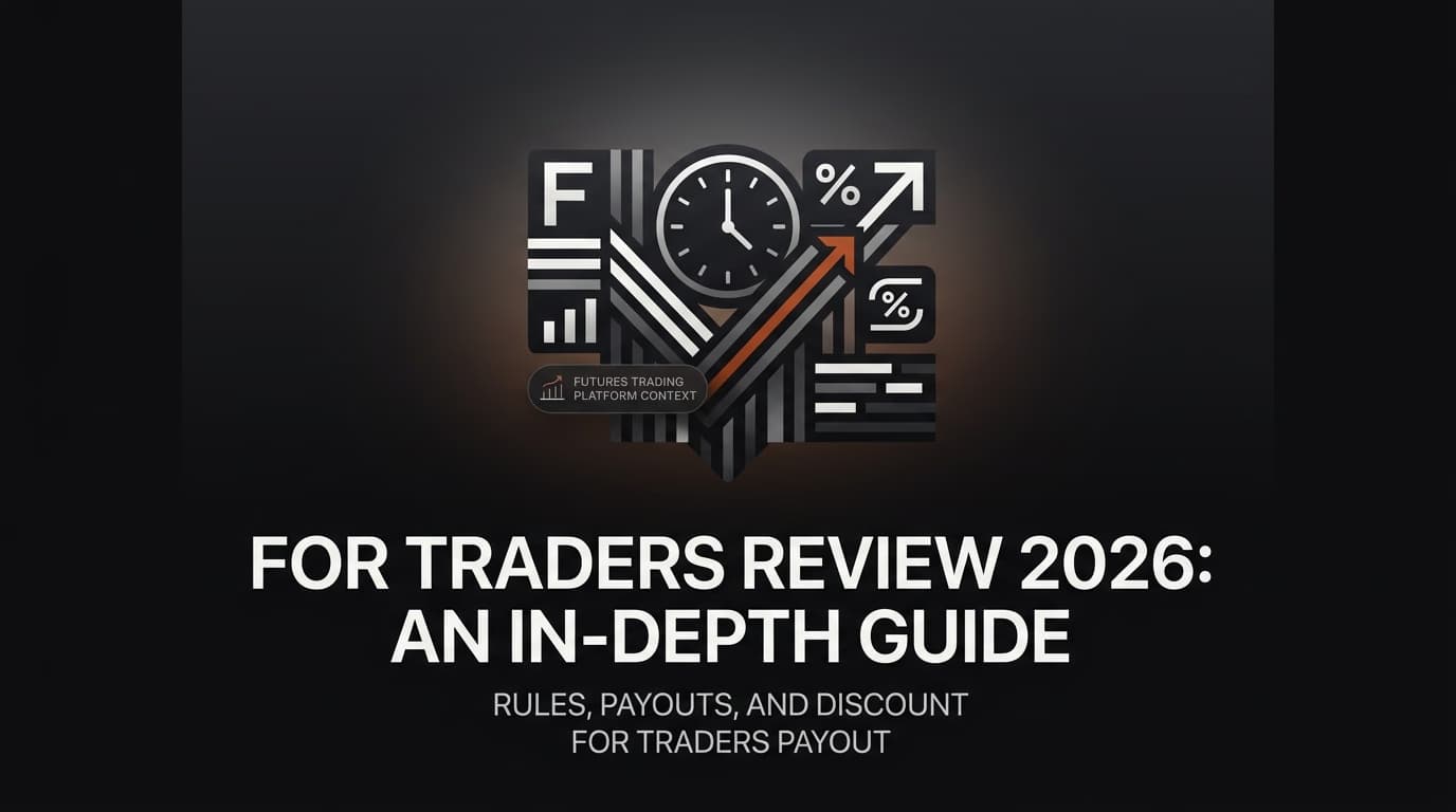 For Traders Review 2026: An In-Depth Guide - Rules, Payouts, and Discount ā For Traders payout ā futures trading platform context, abstract editorial illustration